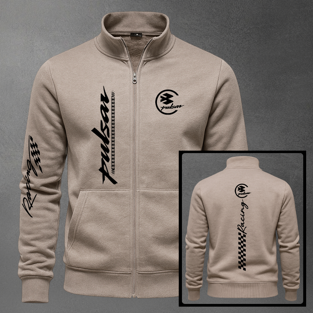 BUZOS CUELLO ALTO MOTO PULSAR ESTAMPADO